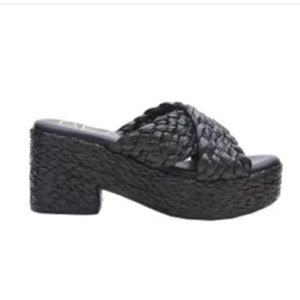 Beach by Matisse | Reflection raffia woven platform sandal NWT (7)